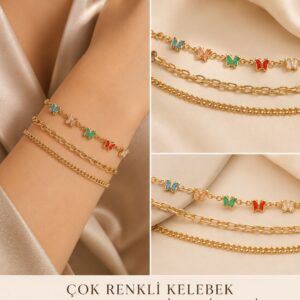 Üçlü Altın Bileklik 021